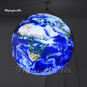 Esfera terrestre/planetaria inflable gigante colgante (sistema solar) con luces LED