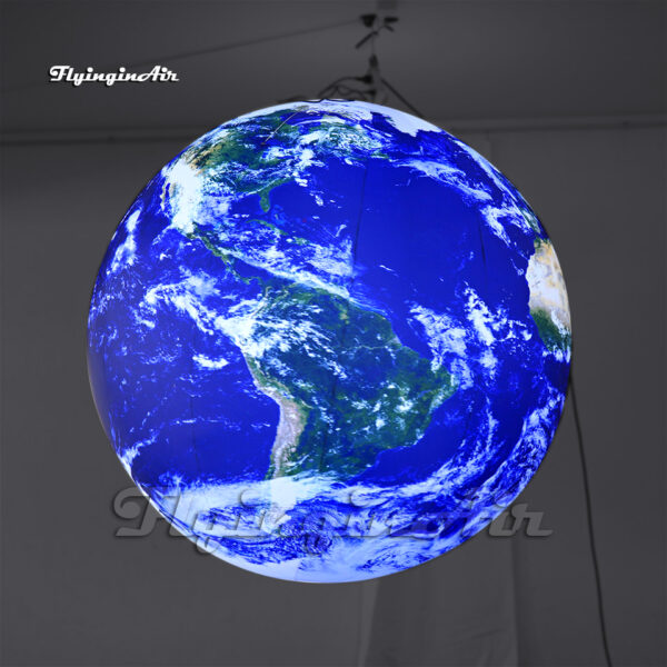 Globo/Esfera terrestre inflable gigante colgante (sistema solar) con luces LED