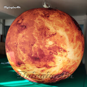 Bola de fiesta inflable gigante en forma de Venus con luz LED
