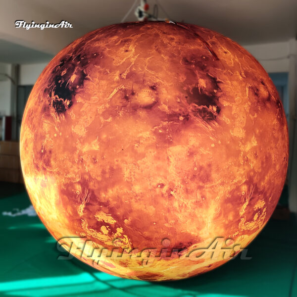 bola inflable gigante del planeta Venus para decoración de fiestas