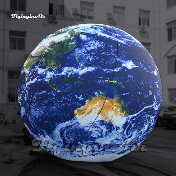 Globo/Esfera terrestre inflable gigante (sistema solar) con luces LED para suelo