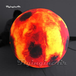 esfera inflable grande de Marte con personalización para decoración de fiesta
