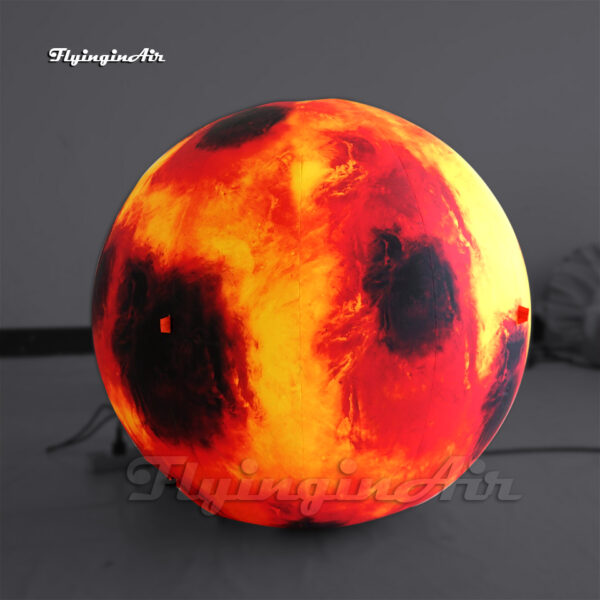 bola inflable gigante de Marte para decoración de escenario