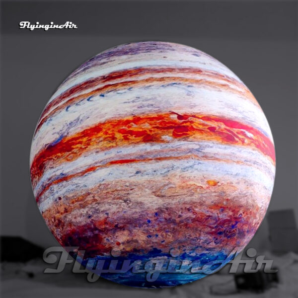 Esfera planetaria inflable gigante para exterior con luces LED