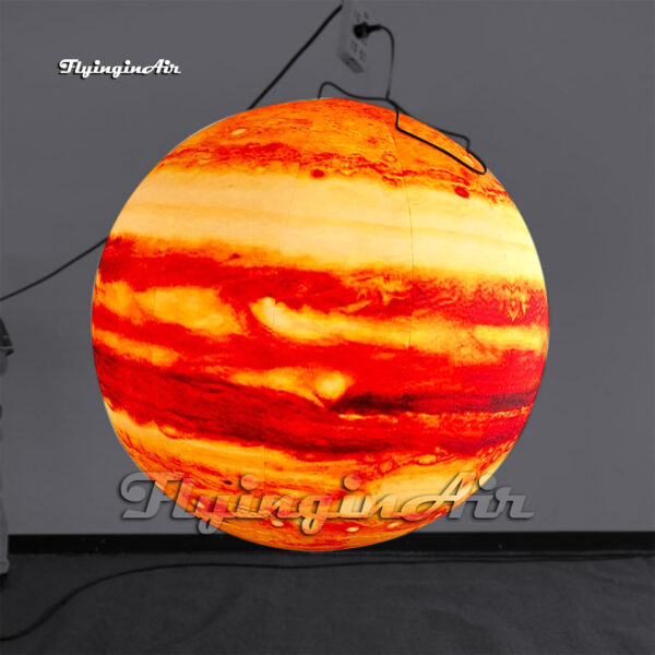 Globo planetario gigante colgante de Júpiter con luces LED