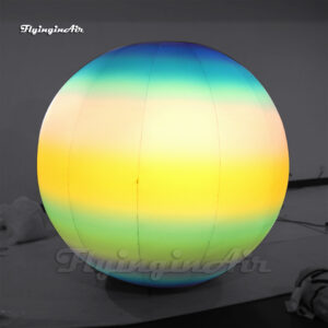 Globo planetario gigante hinchable de Neptuno (sistema solar) con luces LED