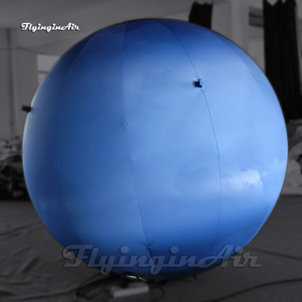 Esfera planetaria gigante inflable de Urano personalizada con iluminación - Globo del sistema solar para eventos