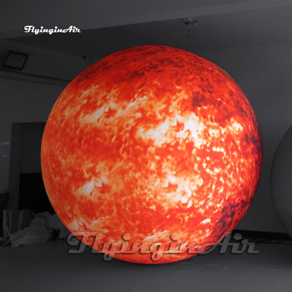 Globo sol gigante inflable personalizable - Esfera estelar con luces LED