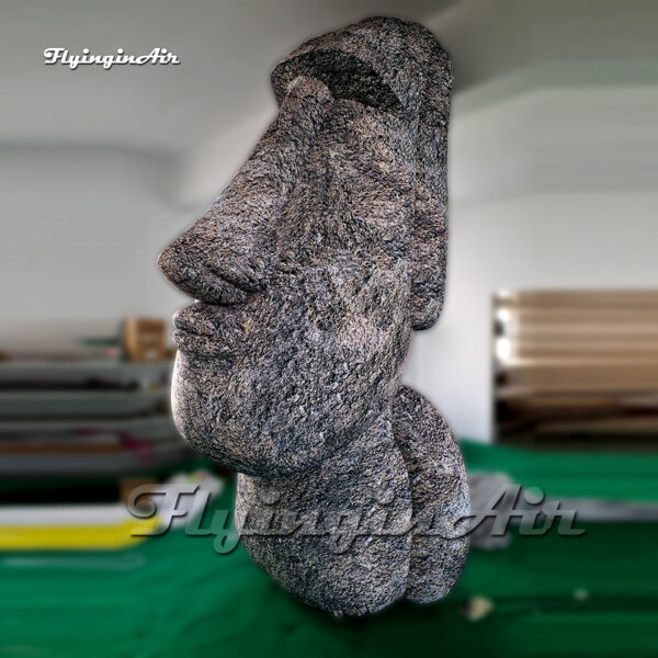 Réplica de la estatua de piedra de la isla de Pascua de Moai inflable gigante