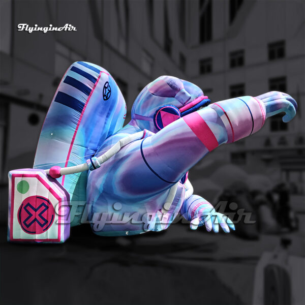 Figura Inflable de Astronauta Gigante - Decoración Premium para Fiestas en Exteriores