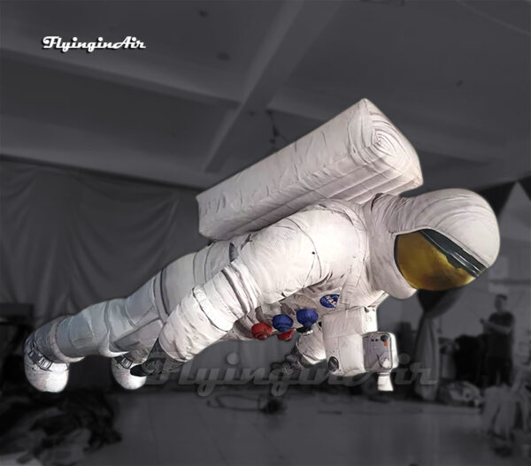 modelo de figura de astronauta inflable gigante colgante