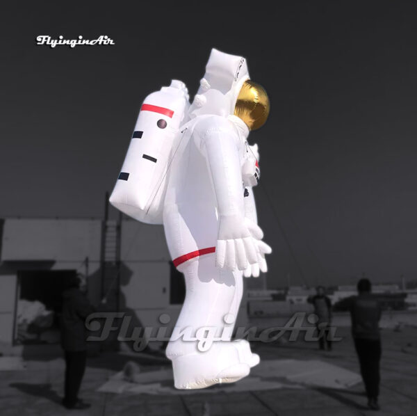 Modelo artístico de astronauta inflable gigante blanco