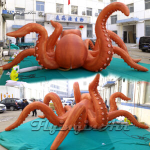 Modelo de pulpo gigante inflable realista personalizado para eventos