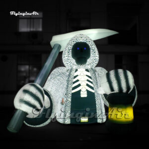 Modelo de Muerte Inflable Gigante con Luz LED para Decoración de Halloween en Exterior1