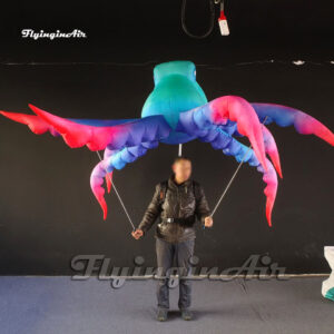 Modelo de pulpo marino inflable controlable - Marioneta profesional para espectáculos01
