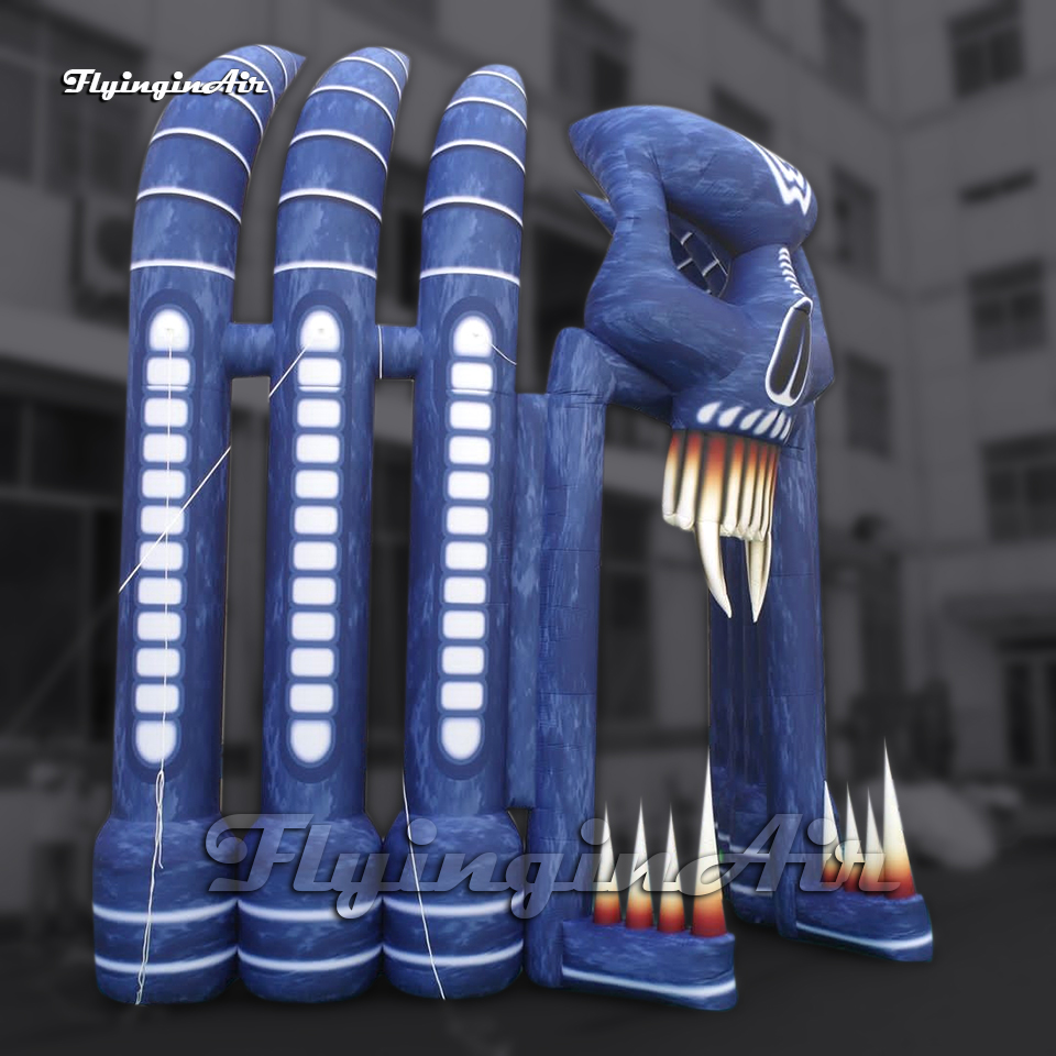 Puerta de Esqueleto Inflable Gigante para Halloween2