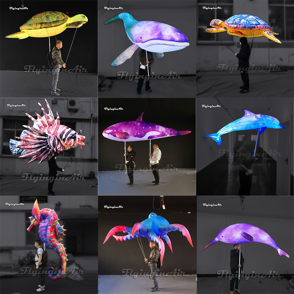 Títeres Inflables de Animales Marinos Caminantes para Desfiles