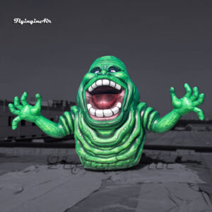 Slimer Inflable Gigante - Fantasma Verde Malévolo para Decoración de Halloween1