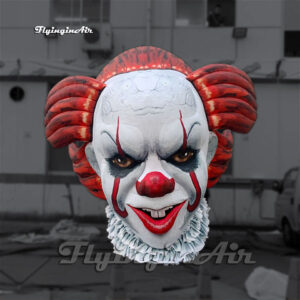 Cabeza de Payaso Pennywise Inflable Gigante y Malvada para Eventos de Halloween1