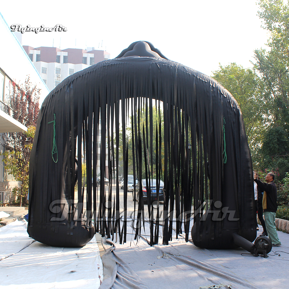 Arco de la Muerte Inflable Negro y Grande para Halloween2