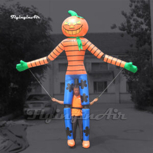 Títere monstruo calabaza inflable para desfiles de Halloween1