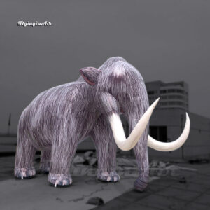 Maqueta de mamut animal inflable gigante1