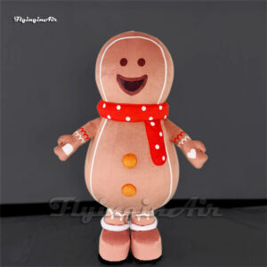 Disfraz de Muñeca de Jengibre Inflable para Desfiles Navideños