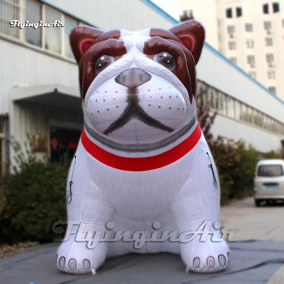 Modelo de Cachorro Bulldog Inflable Gigante