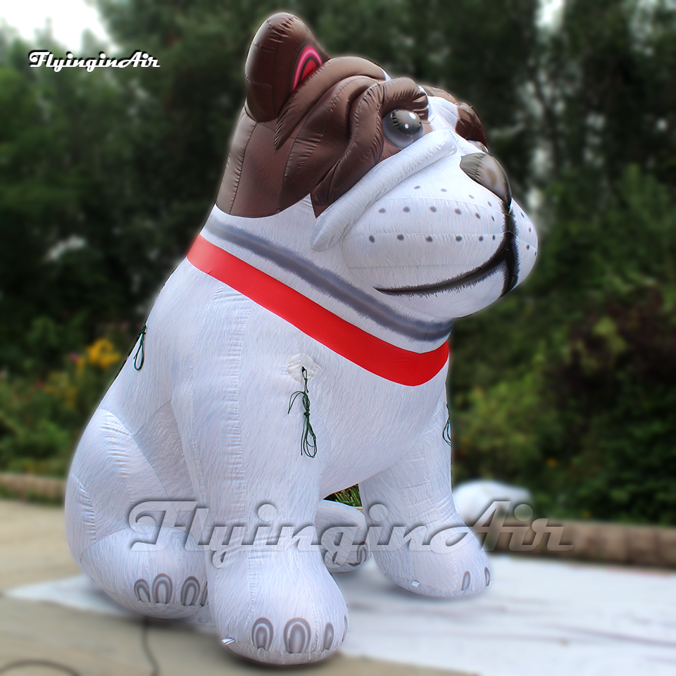 Modelo de Cachorro Bulldog Inflable Gigante y Tierno (4m/5m/6m Altura) - Para Publicidad - Imagen 3