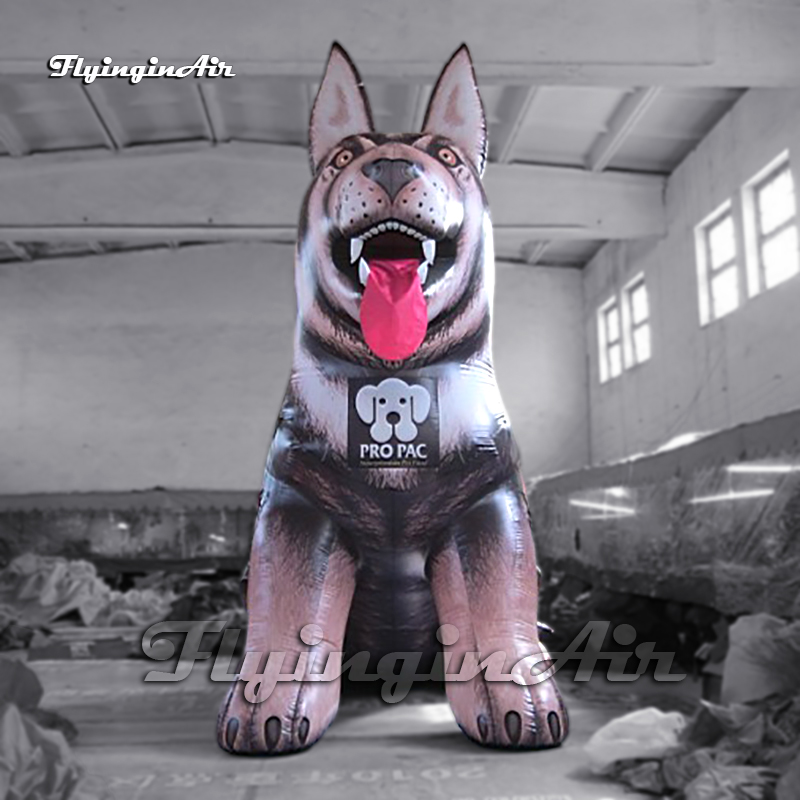 Perro Inflable Gigante Personalizado para Publicidad (4m Altura) - Para Eventos al Aire Libre