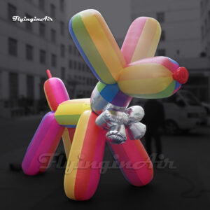 Globo de Modelo de Perro Inflable Gigante Colorido y Realista
