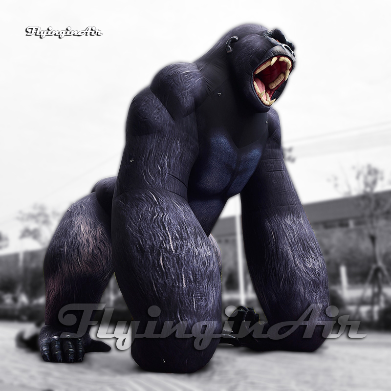 Gorila King Kong inflable gigante negro