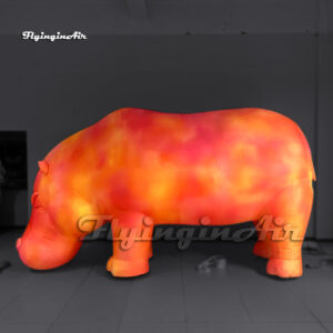 Modelo de Hipopótamo Inflable Gigante - Para Decoración de Parques