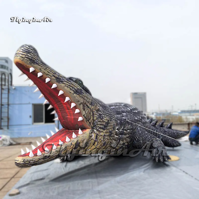 Modelo de animal personalizado: aligátor/cocodrilo inflable gigante para parques