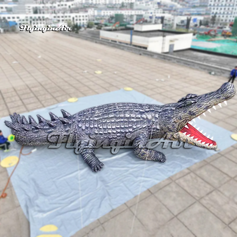 Aligátor/Cocodrilo inflable gigante