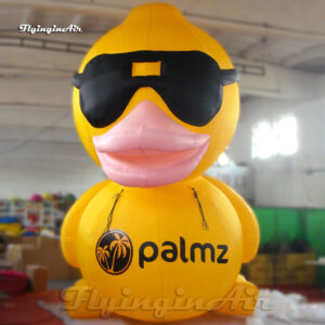 Globo de Pato de Goma Inflable Gigante Amarillo con Gafas de Sol
