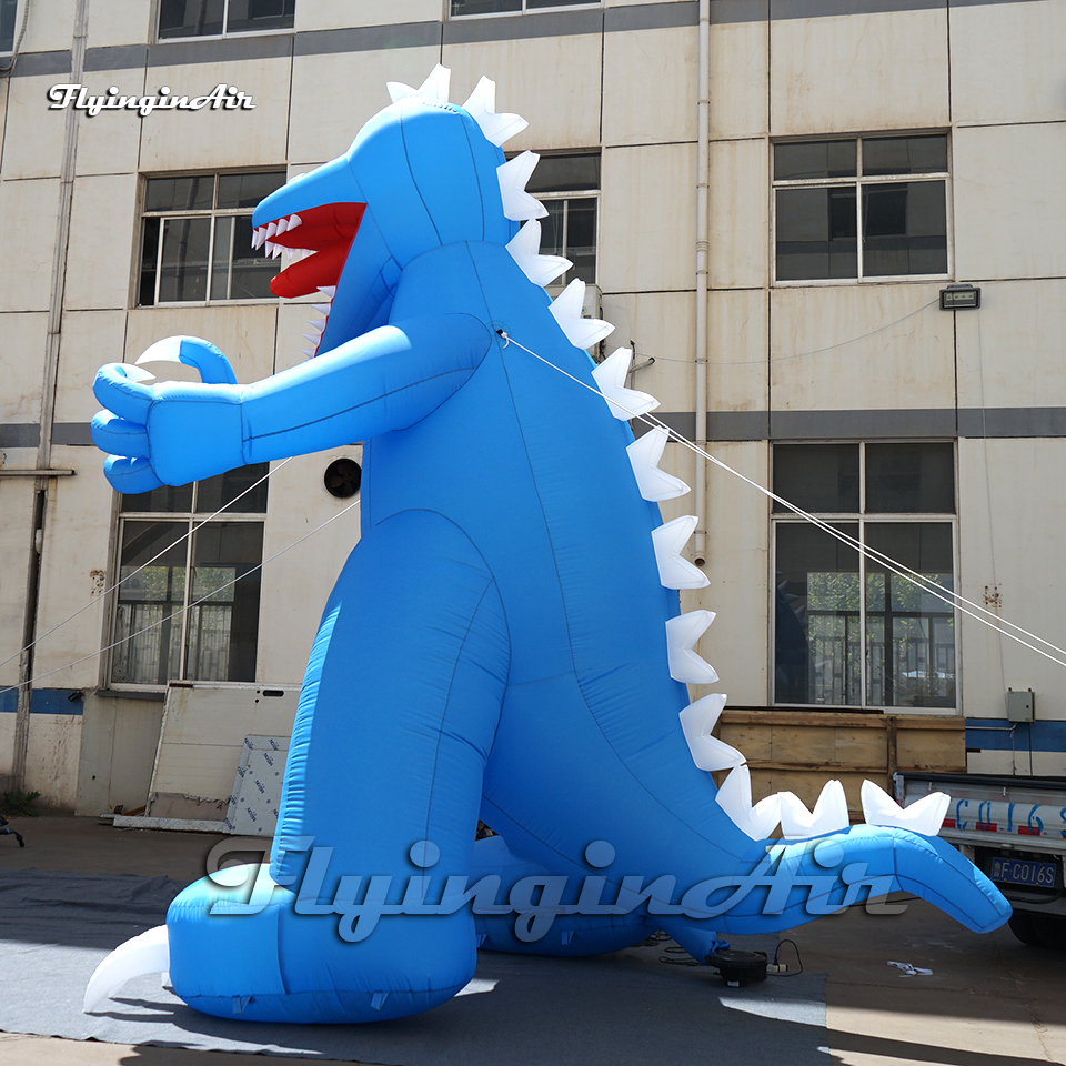 Modelo de Godzilla de Dibujos Animados Inflable Gigante y Tierno