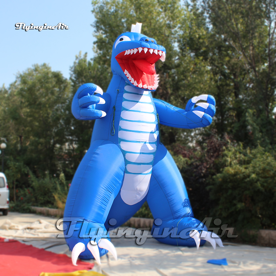 Modelo de Godzilla de Dibujos Animados Inflable Gigante Azul