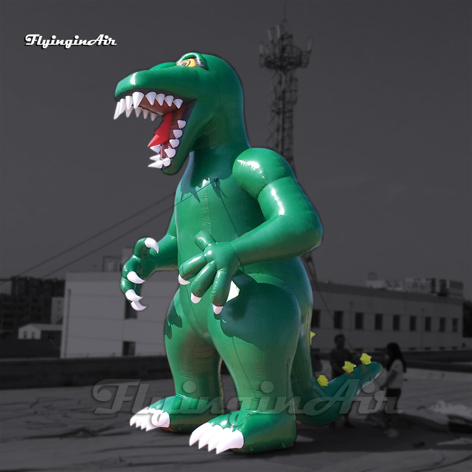 Godzilla de Dibujos Animados Inflable Gigante Verde