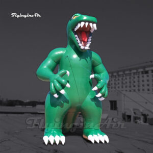 Godzilla de Dibujos Animados Inflable Gigante Verde Personalizado