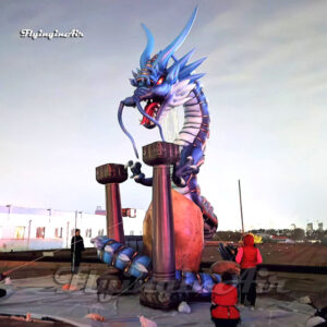 Dragón Japonés Malvado Inflable Gigante - Para Espectáculos en Escenarios de Carnaval