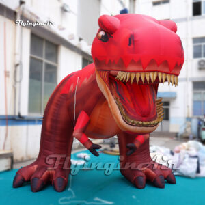 Globo de Tiranosaurio Rex Inflable Gigante Rojo